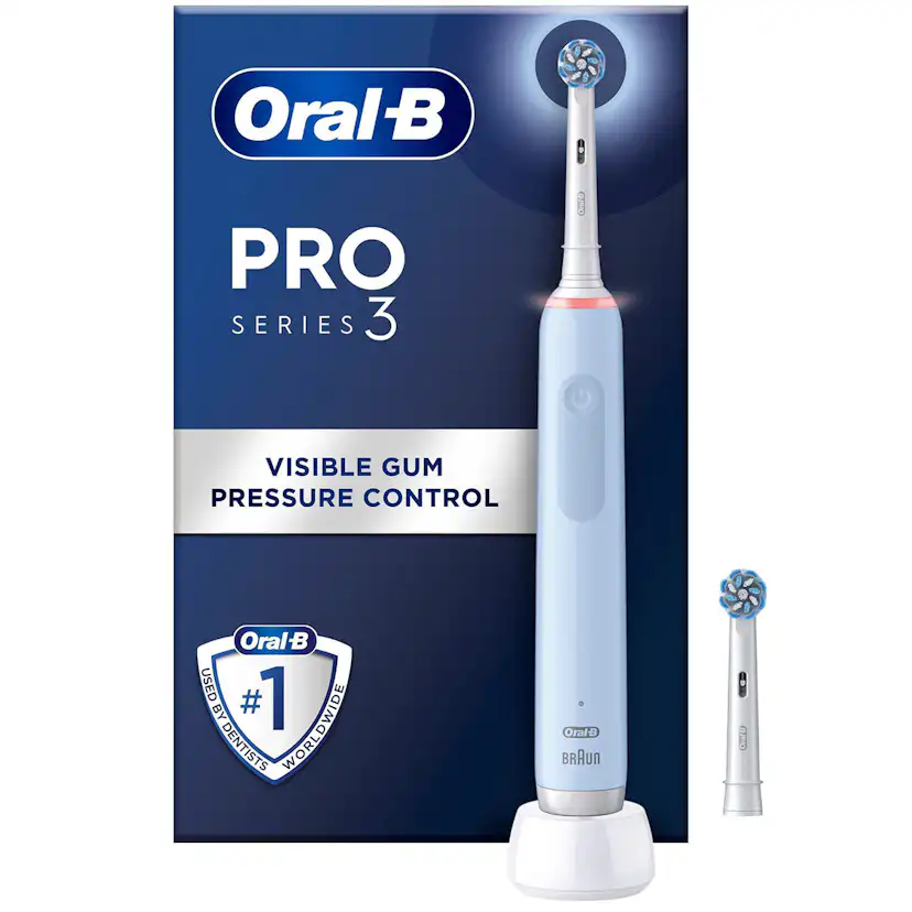 Eltandborste Oral-B Pro3 + Extra Refill