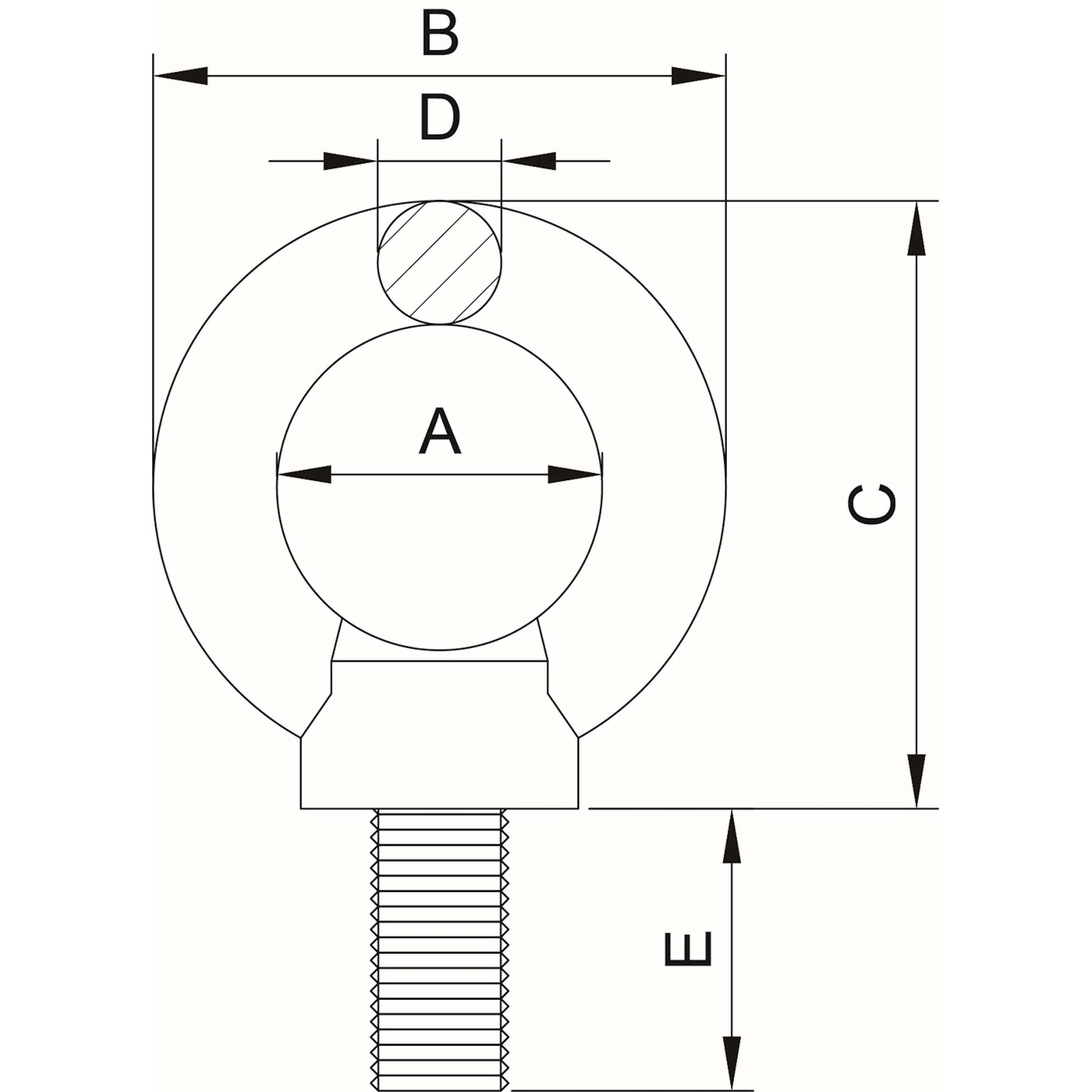 Ringbult Millers Syrafast
