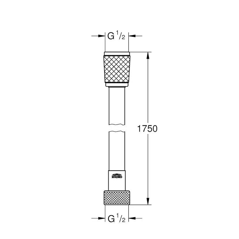 Duschslang Grohe VitalioFlex Trend