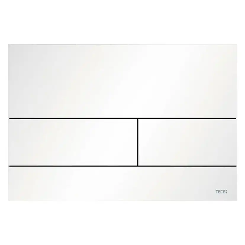 Tece Square II tryckknapp matt vit Matt Vit