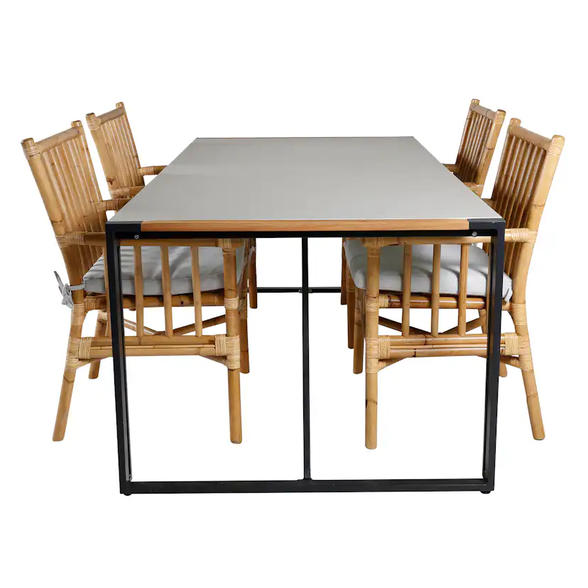 Matgrupp Venture Home Thea med 4 Cane Stolar