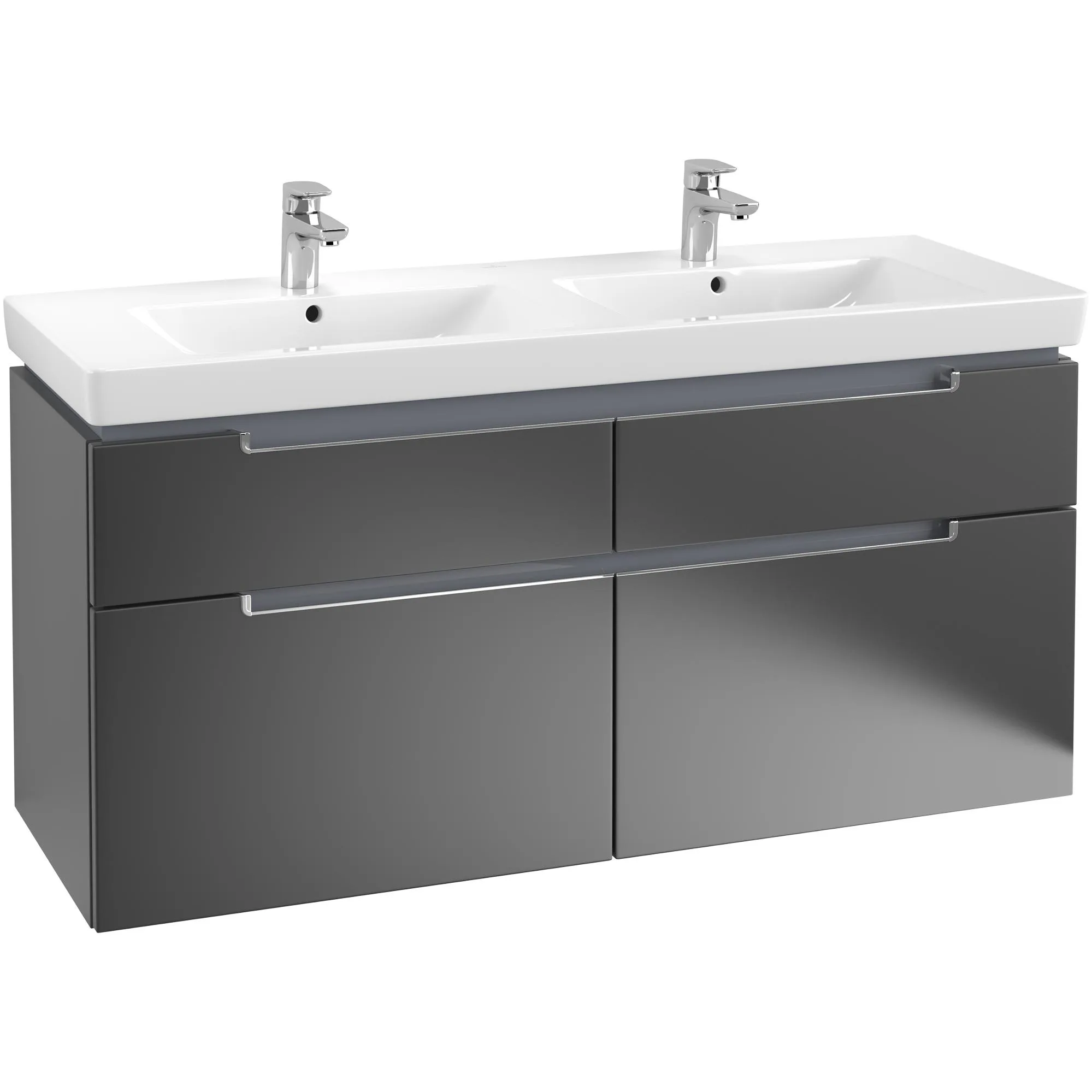 Tvättställsskåp Villeroy & Boch Subway 2.0 för Dubbla Tvättställ