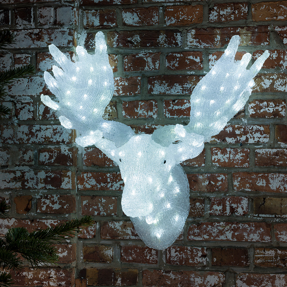 Dekorationsbelysning Gnosjö Konstsmide Älg huvud