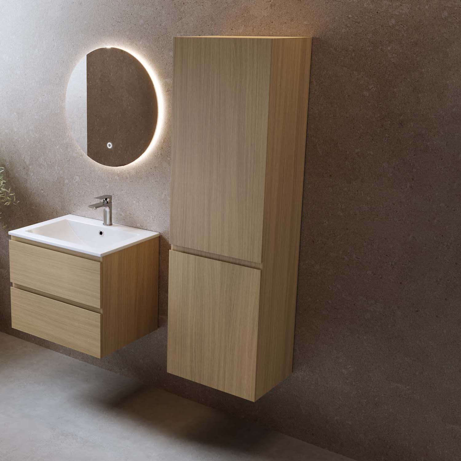 Sidoskåp Bathlife Eufori Ljus Ek