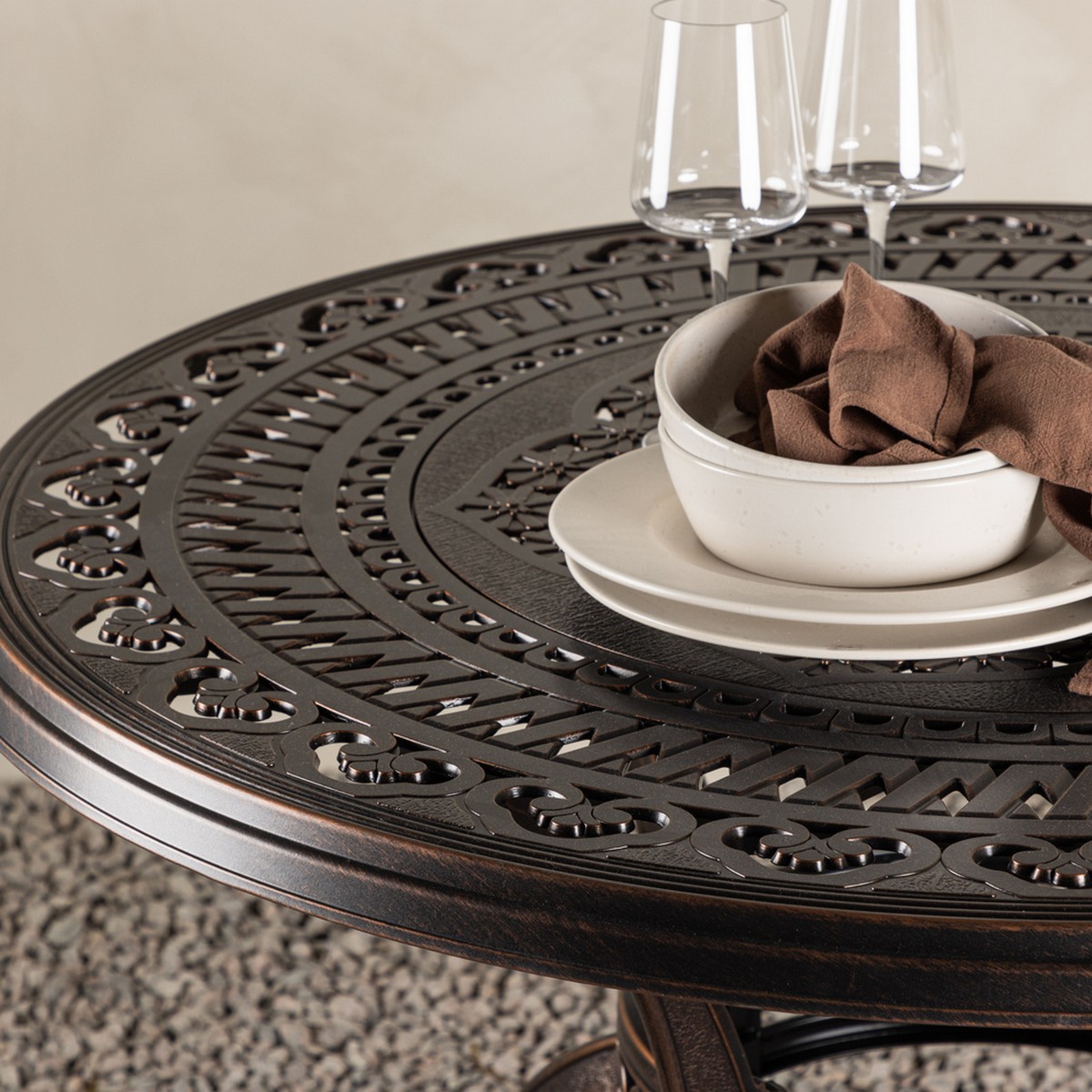 Cafébord Utomhus Venture Home Coimbra i Slitstarkt Aluminium