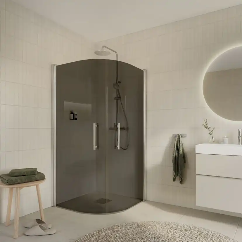 Duschhörn Arrow Round Tonat Glas