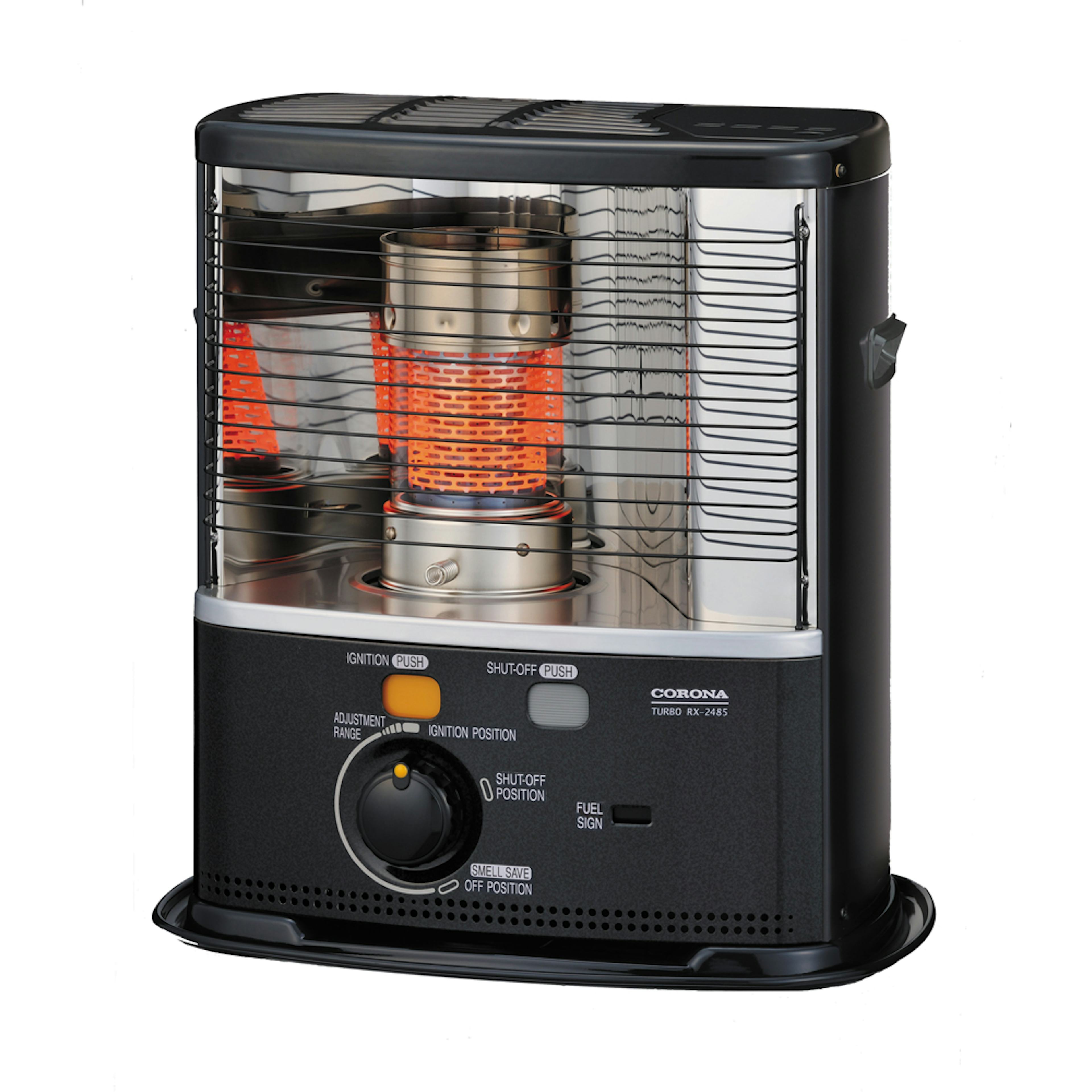 Fotogenkamin Sunwind Corona RX2484 Svart Med Infraröd CO2 Sensor