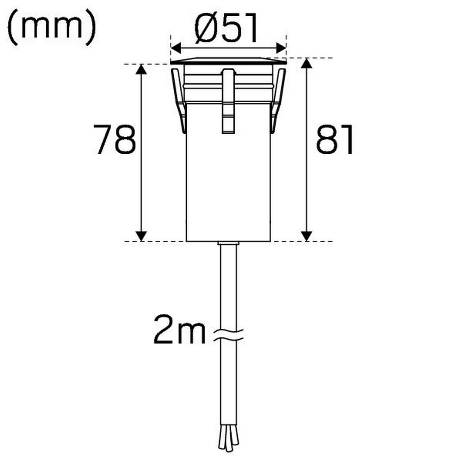 Decklight Hide-a-lite Super 230V