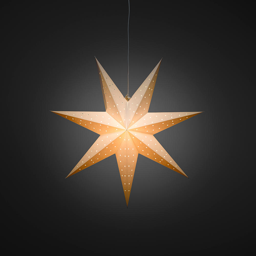 Adventsstjärna Gnosjö Konstsmide Hängande med Hål 60 cm