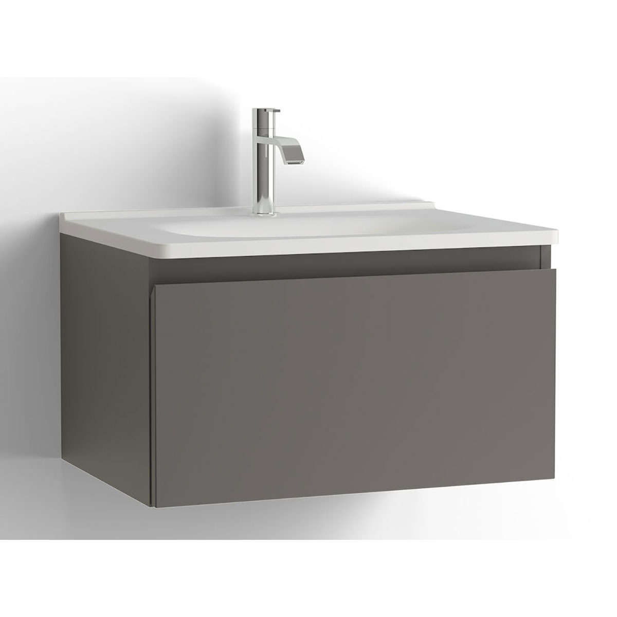 Tvättställsskåp Vedum Flow 600x413 med 1 Låda