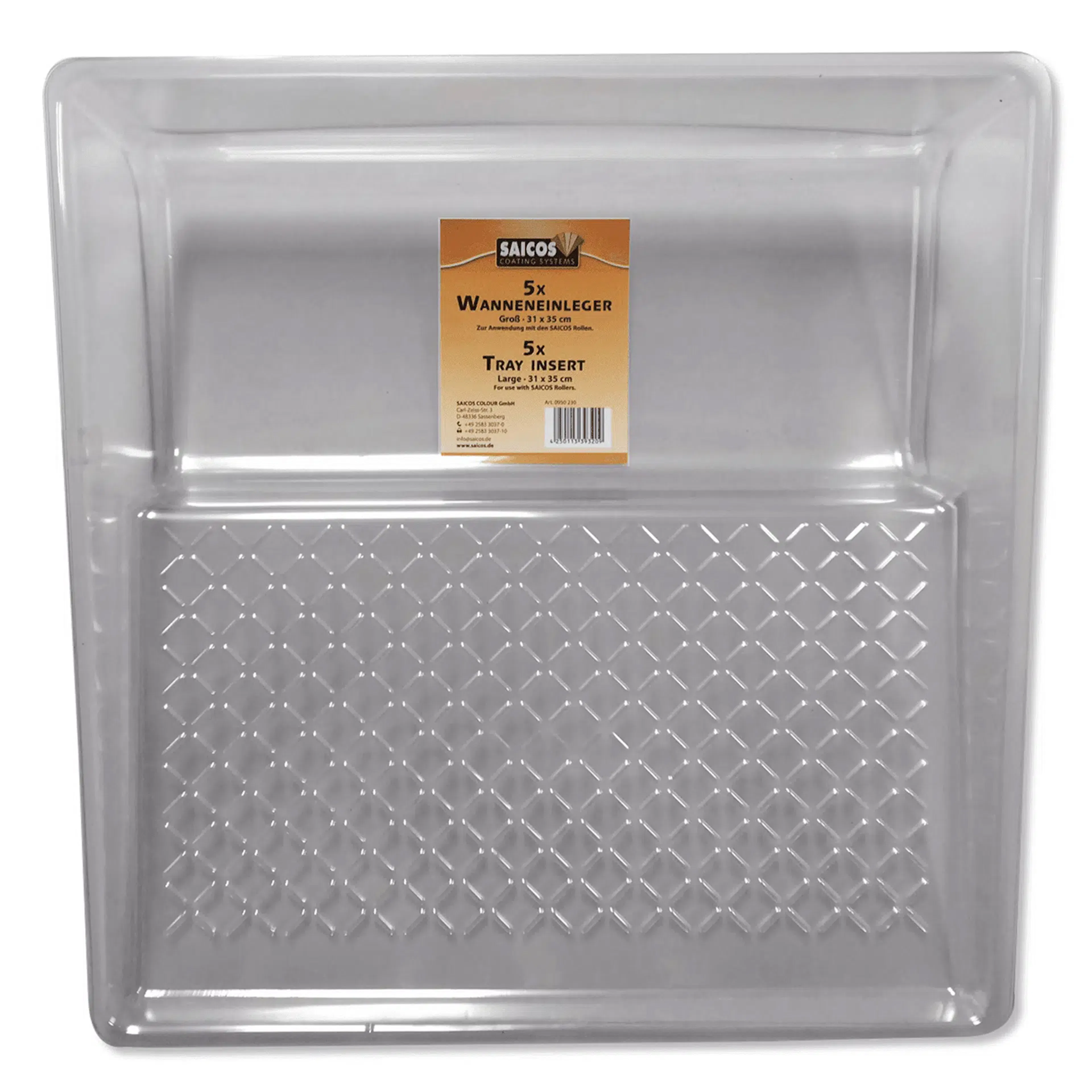 Saicos SAI Rollertråg 30x30cm insats 5pack Storlek: 30x30 cm, 5 st