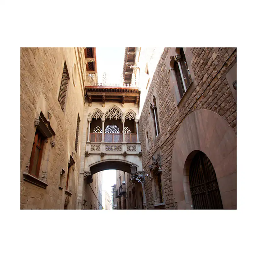 Fototapet Arkiio Barcelona Palau Generalitat In Gothic Barrio