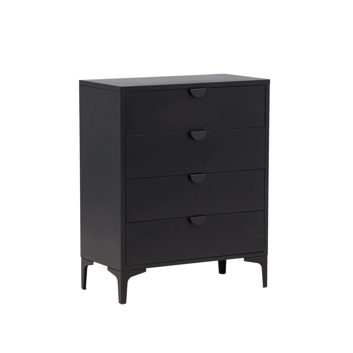 Piring 4 Drawer - Black / Black Färg: Svart