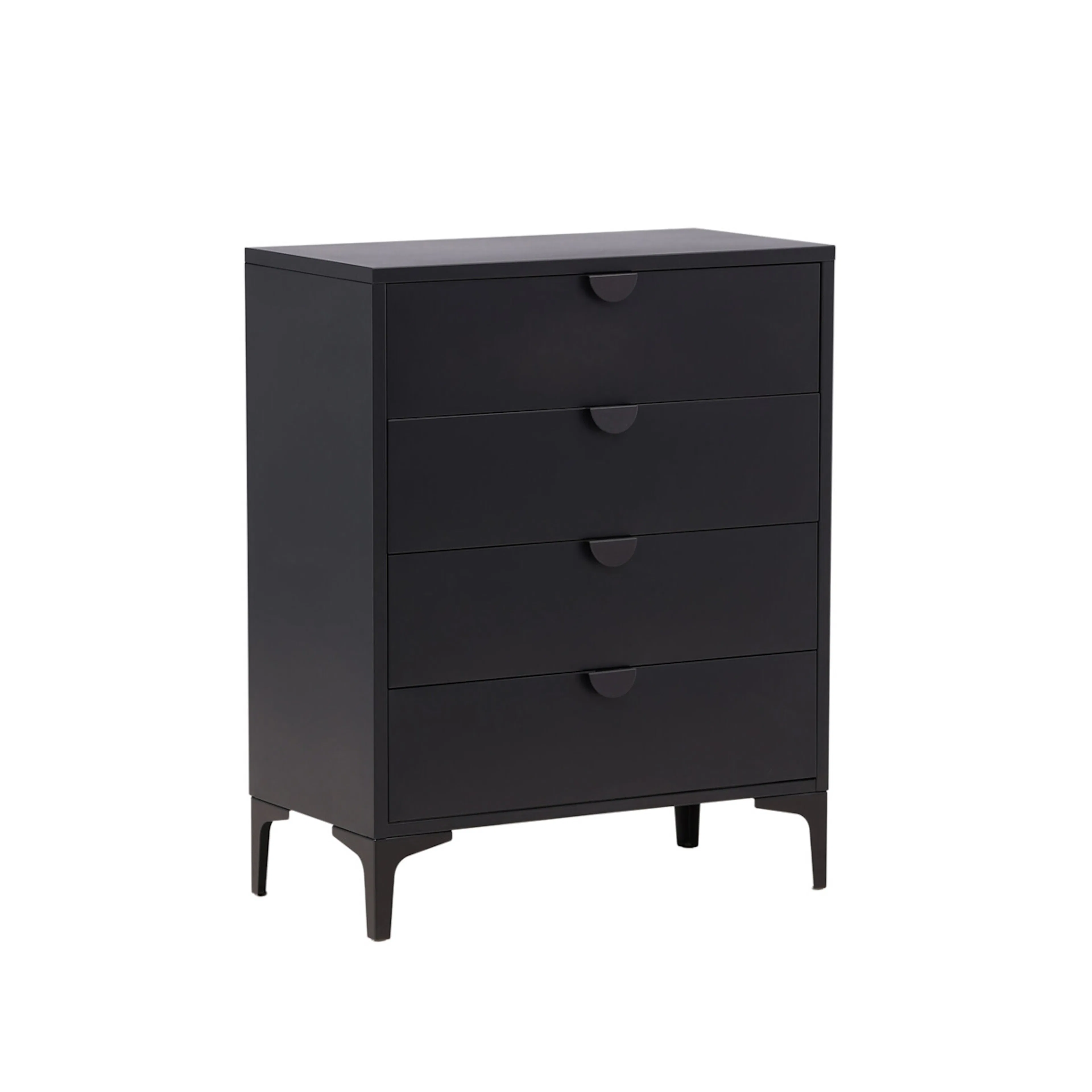 Piring 4 Drawer - Black / Black Färg: Svart