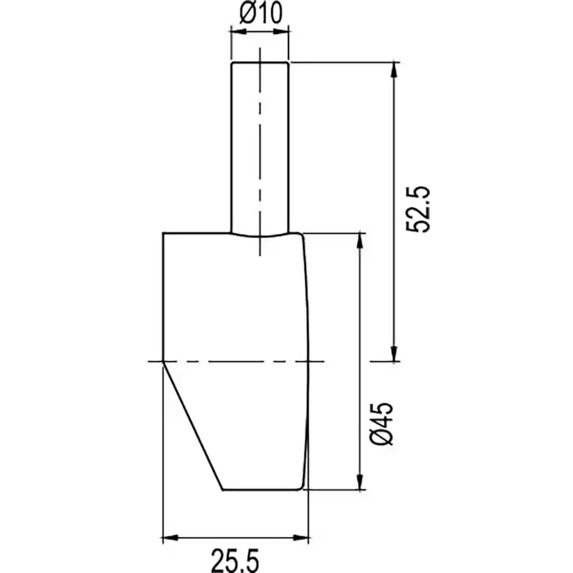 Blandarhandtag Scandtap Short Bar