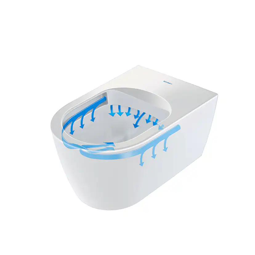 Vägghängd Toalettstol Duravit Me by Starck 252909 utan Toalettsits