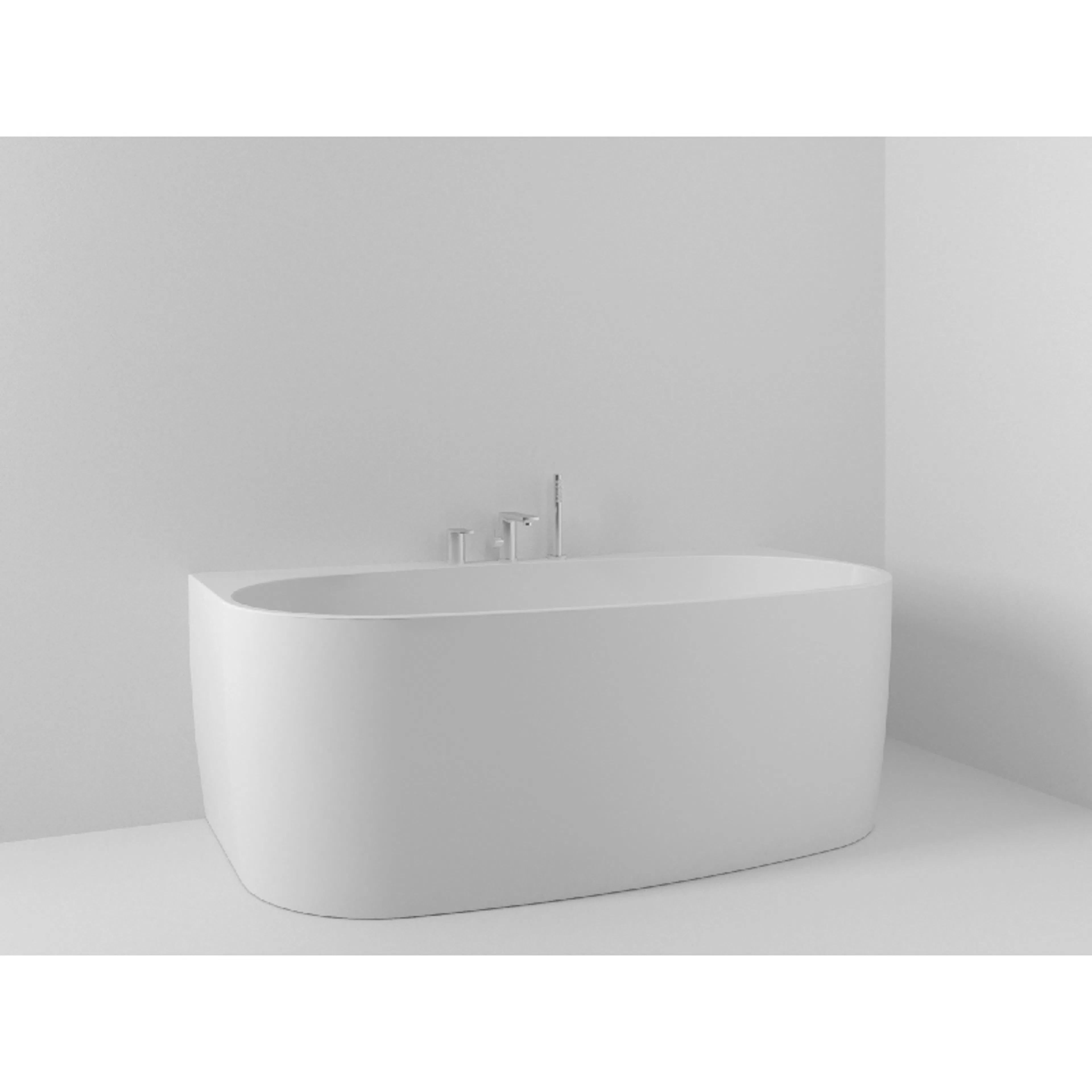 Badkar Svedbergs Lule Lucite 1580 mm med Blandare