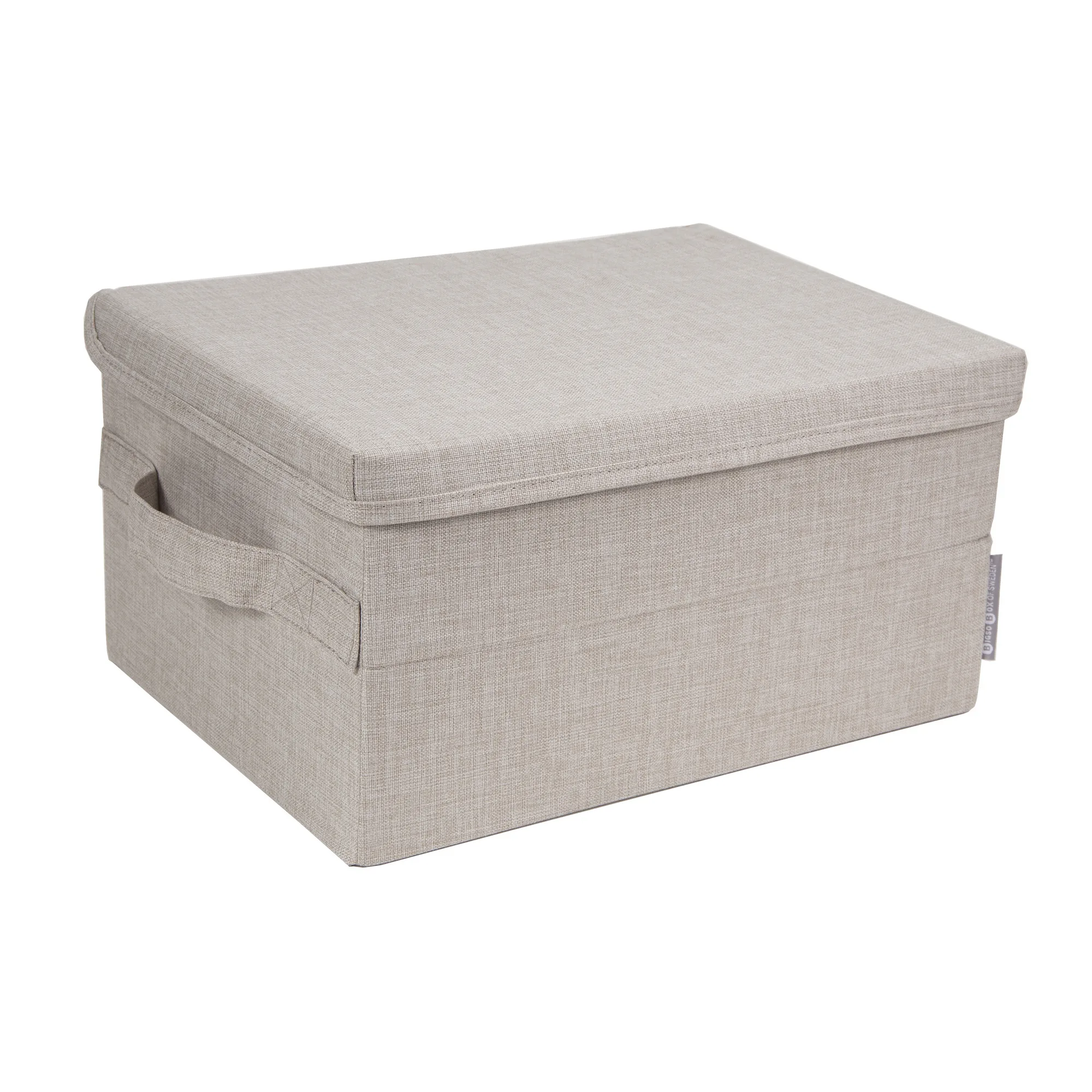 Box storage small beige Beige, Liten