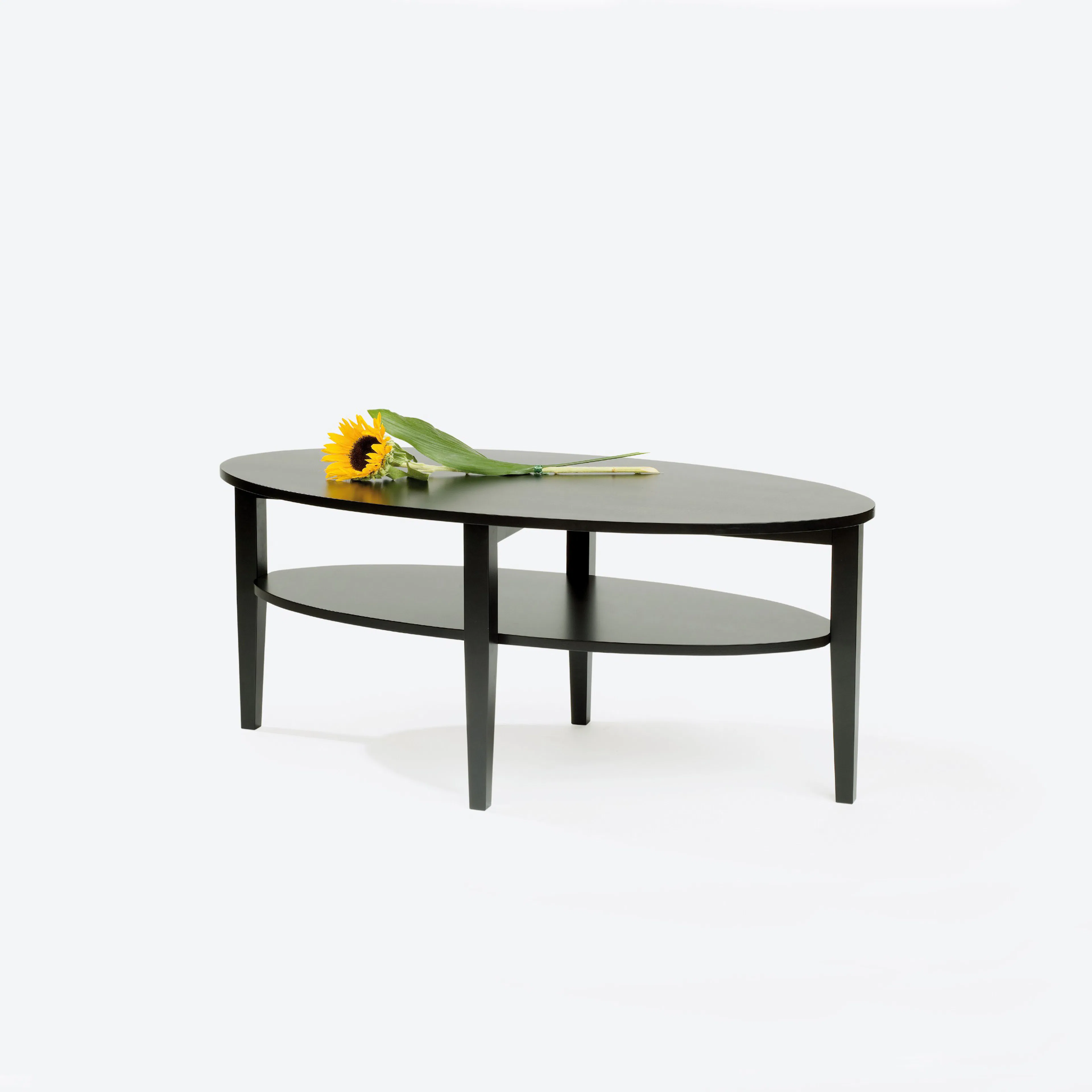 Soffbord Stenexpo Memphis Svart Ovalt Vardagsrumsbord 120cm