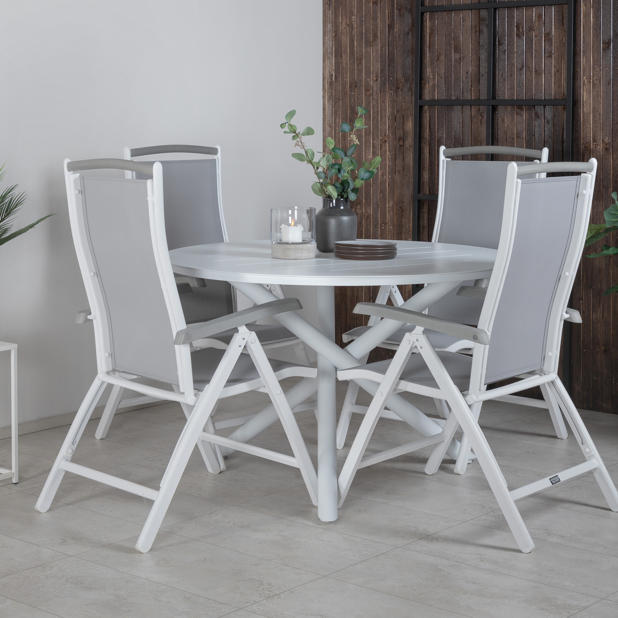 Matgrupp Venture Home Ande med 4 Amme Matstolar