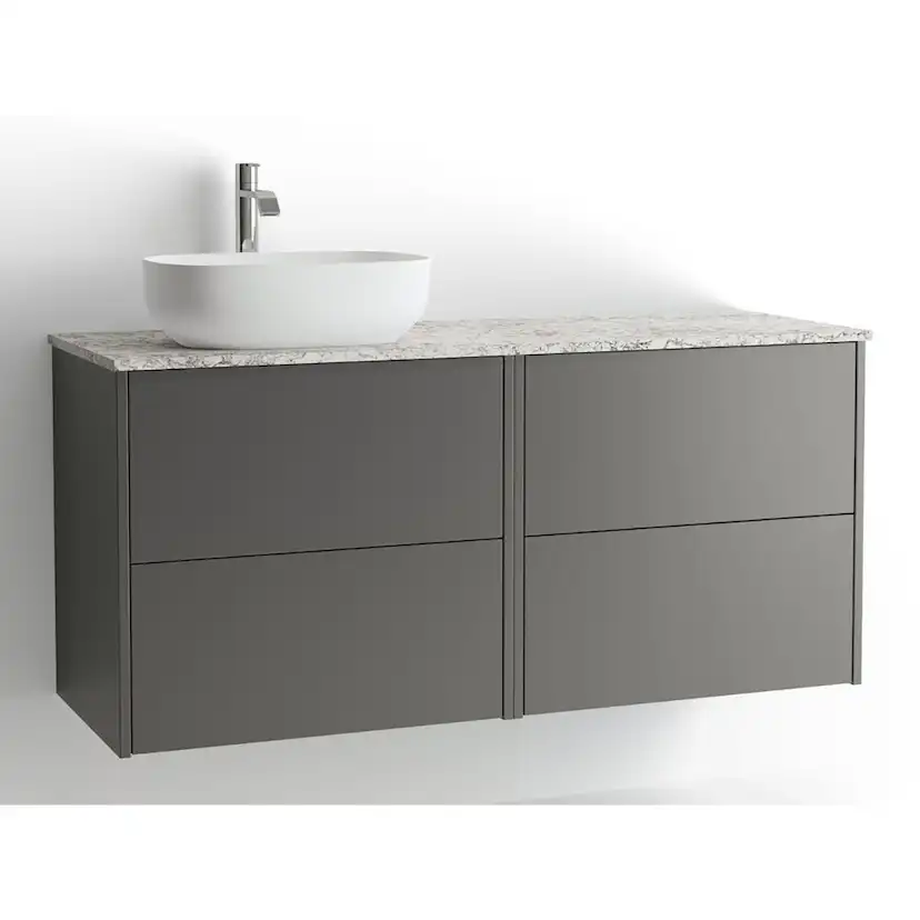 Tvättställsskåp Vedum Mezzo Frame 1200 med 4 Lådor