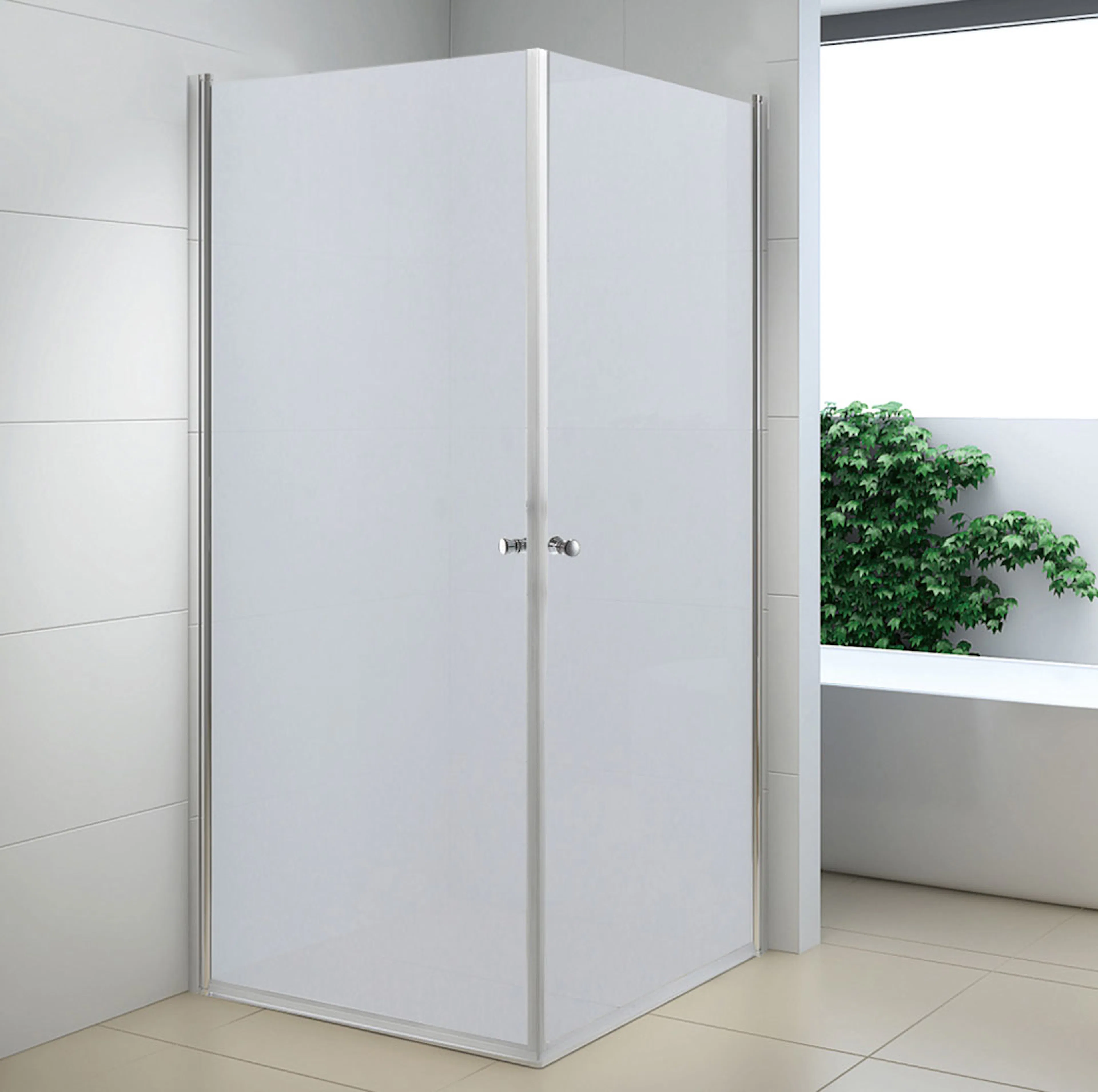 Duschhörn Nortiq Ystad 90x90 cm