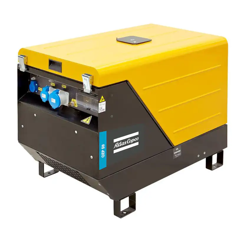 Elverk Atlas Copco QEPS14 Kondensator 11,9 kVA 230/400 V Ljudisolerad