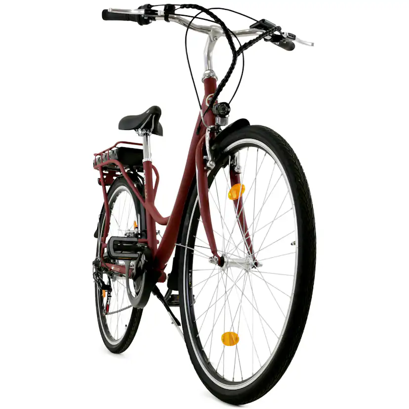 Elcykel Lyfco Dam 28" med Cykeldator Mattröd