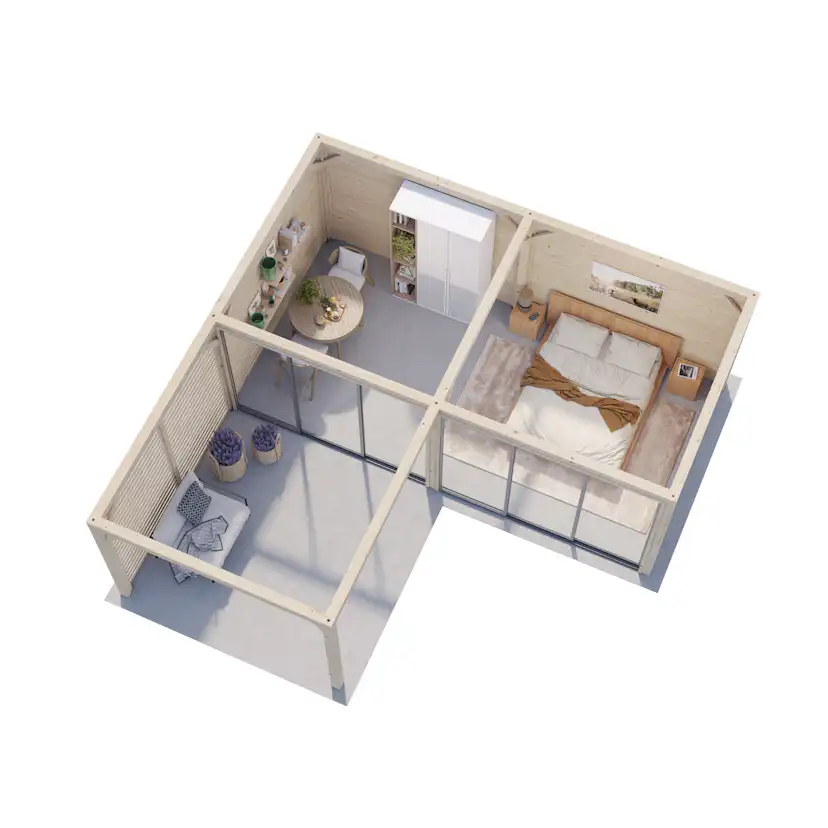 Uterum Palmako Lenna 24,9 m2 Set 413 Slide