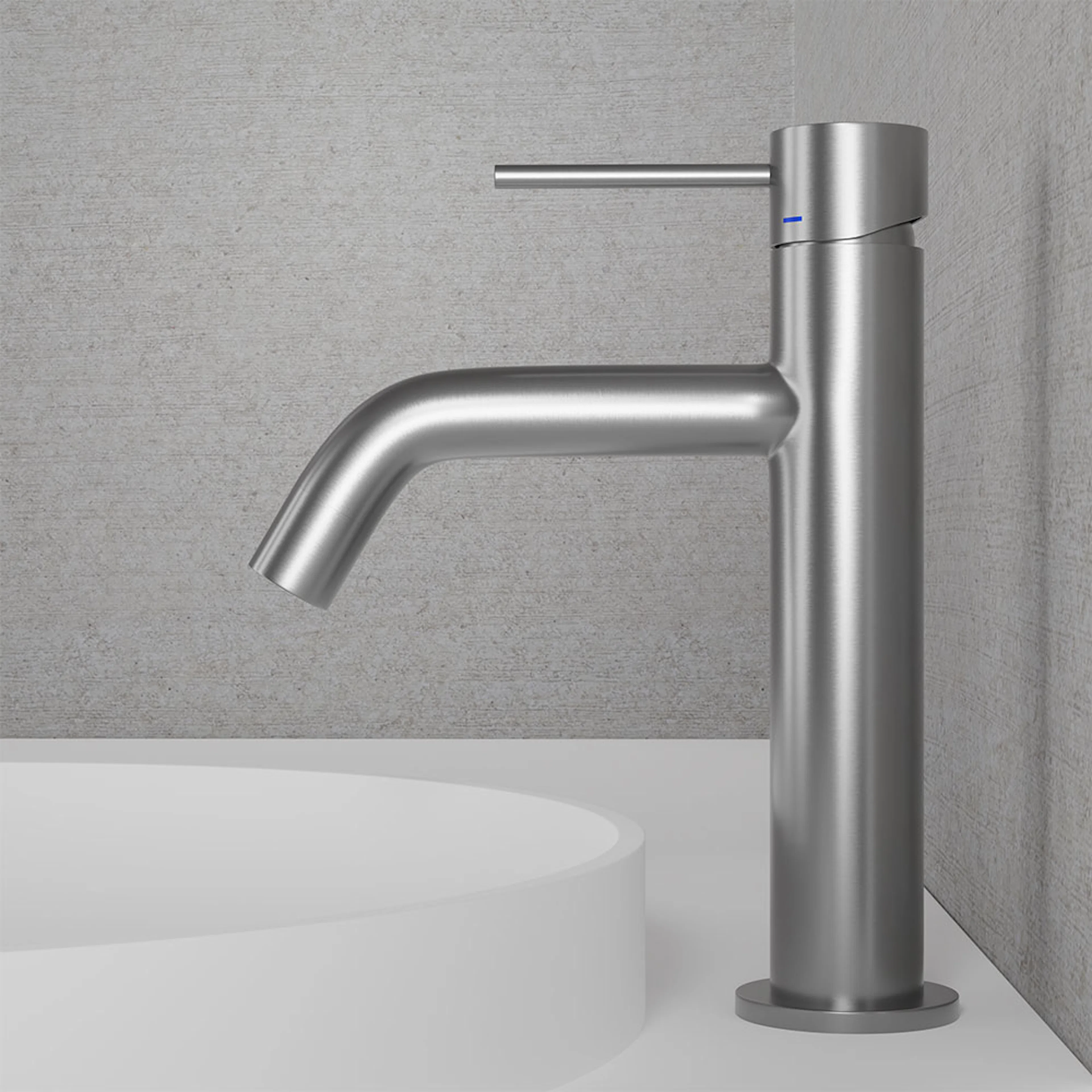 Tvättställsblandare Scandtap Steel Voyage Medium