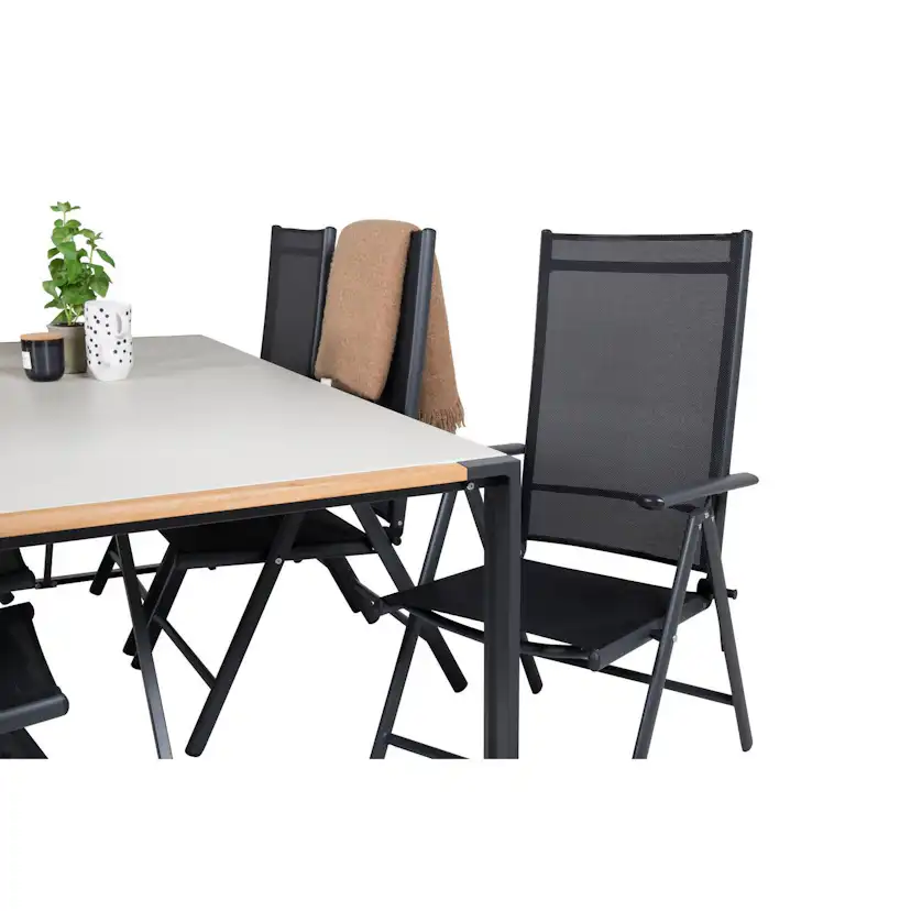 Matgrupp Venture Home Texas Matgrupp Utomhus 200cm med 6 Break Positionsstolar