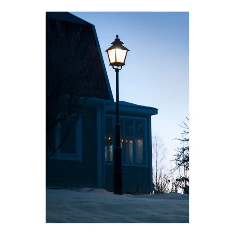 STOLPL. SLOTTSGÅRD STOR CU LED Socket: LED