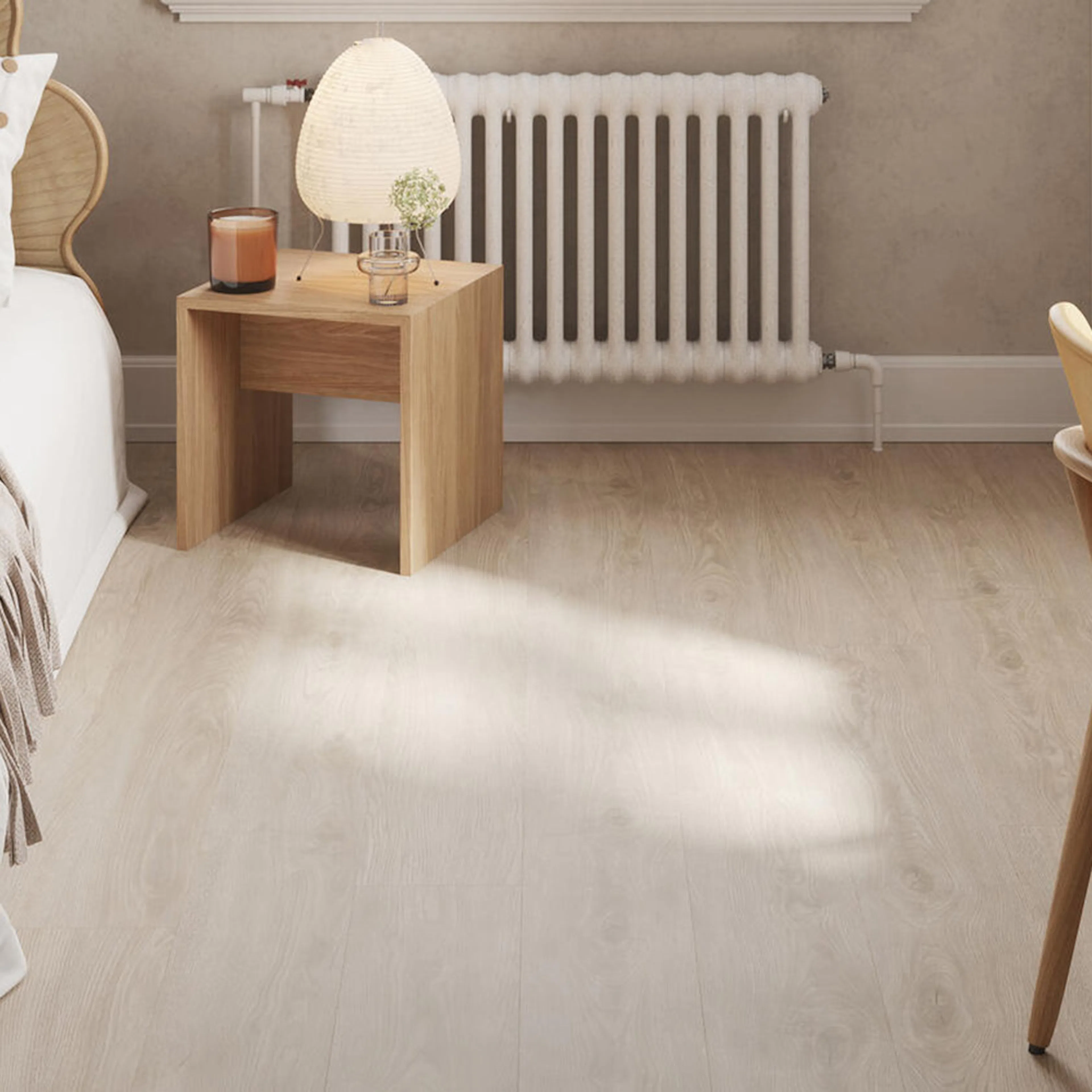 Laminatgolv Tarkett Woodstock 832 Pristine Oak Grey med Ekimitation & Matt Ytbehandling