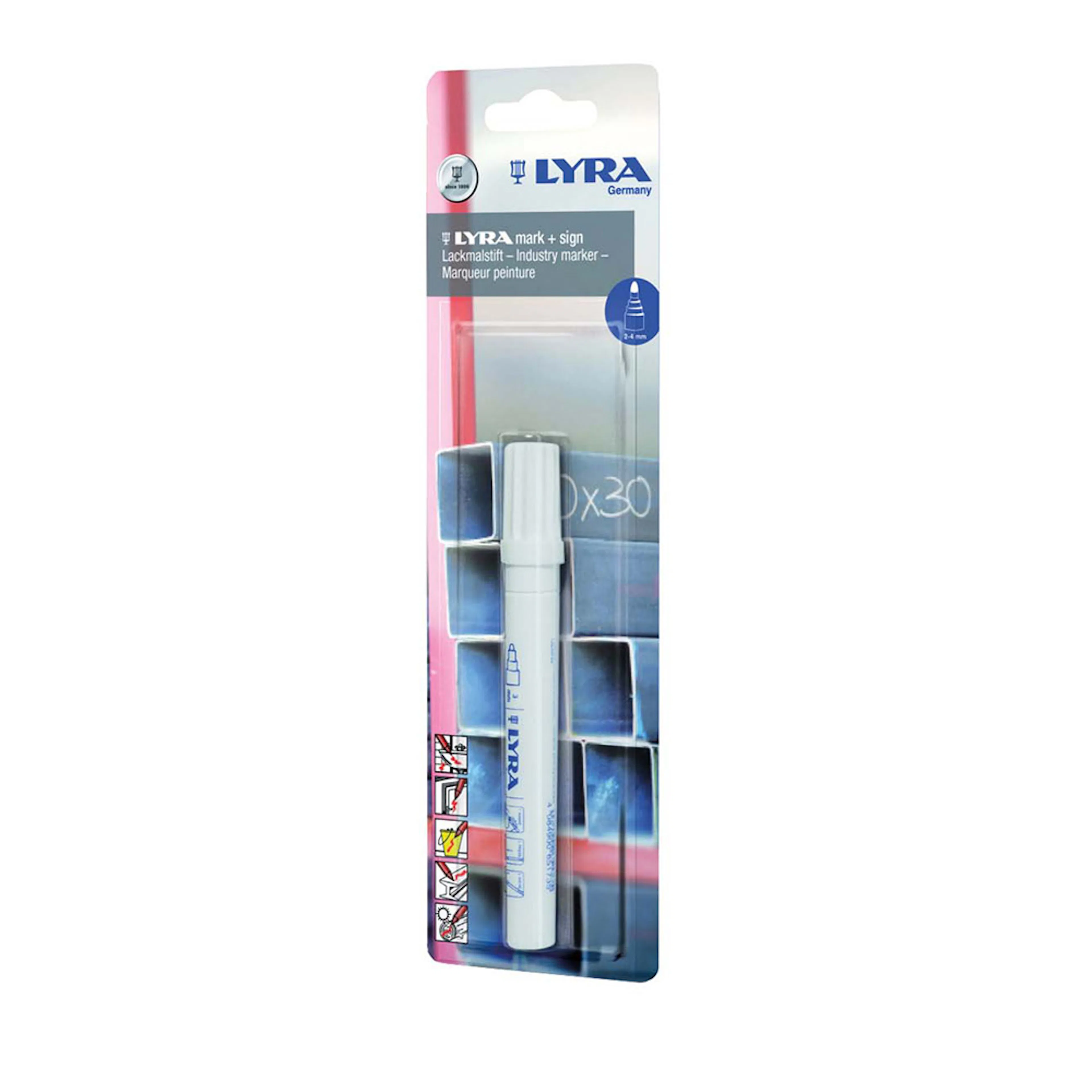 LACKPENNA 2-4MM VIT SB Vit