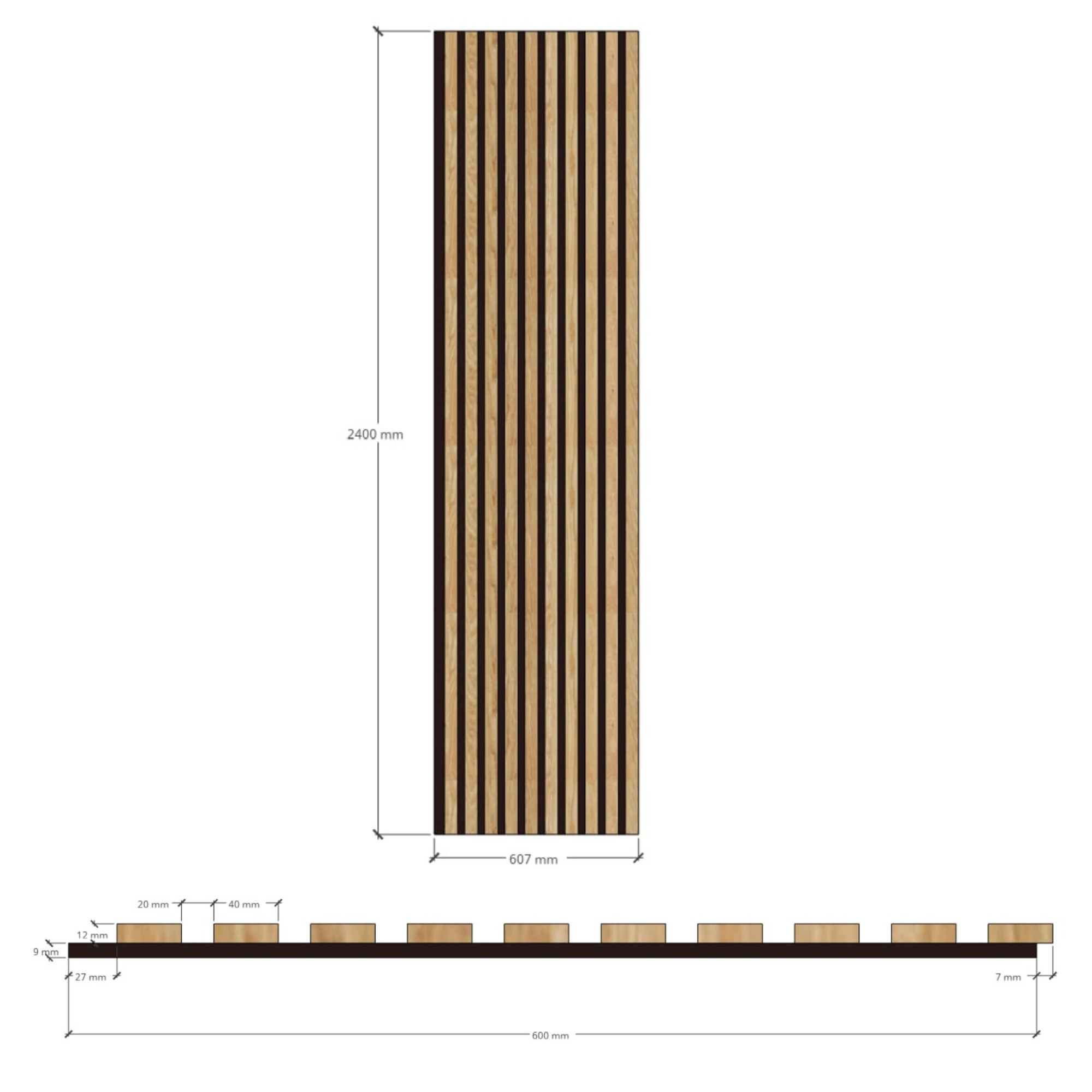 Akustikpanel Evella M40