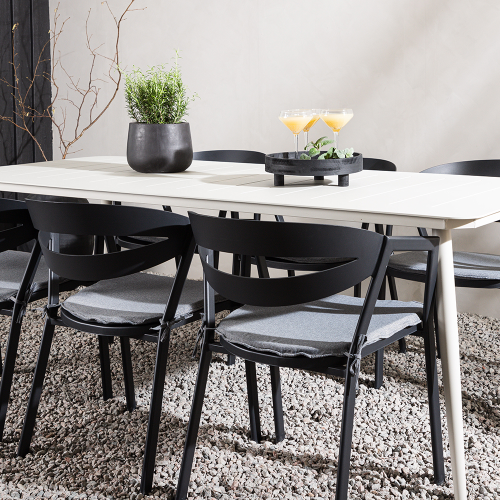 Matgrupp Venture Home Lina med 6 Slit Stolar