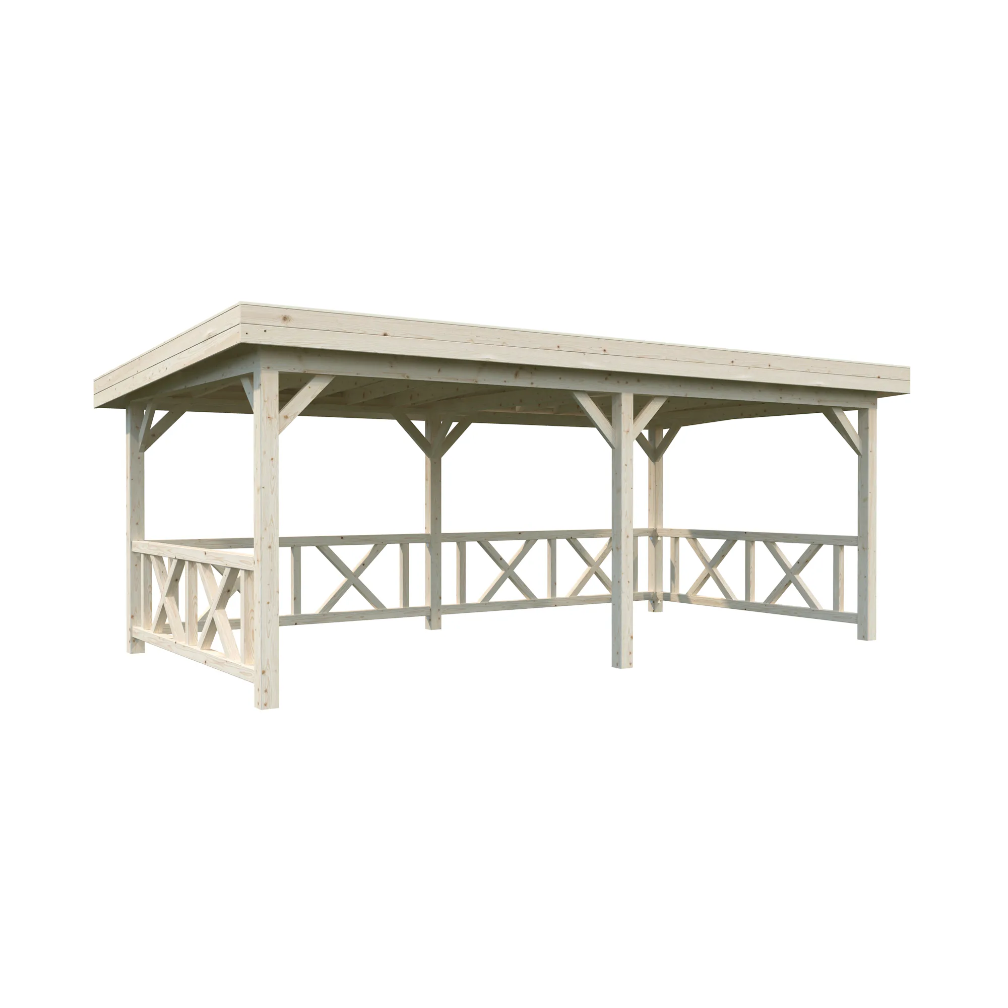 Paviljong Palmako Lenna 16,6 m2 Set 307 Behandling: Obehandlad