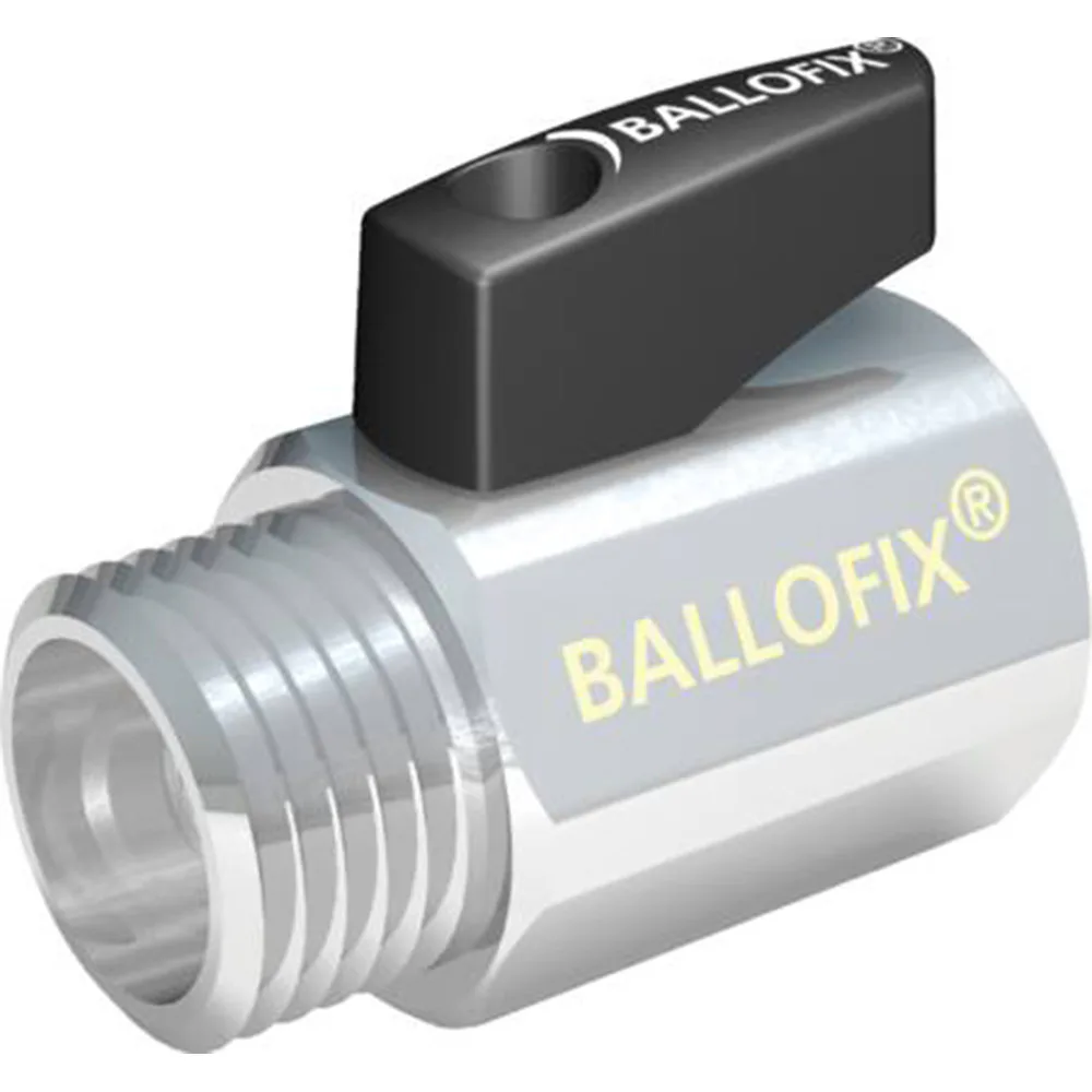 Kulventil Broen Ballofix 503 Rak med Vred