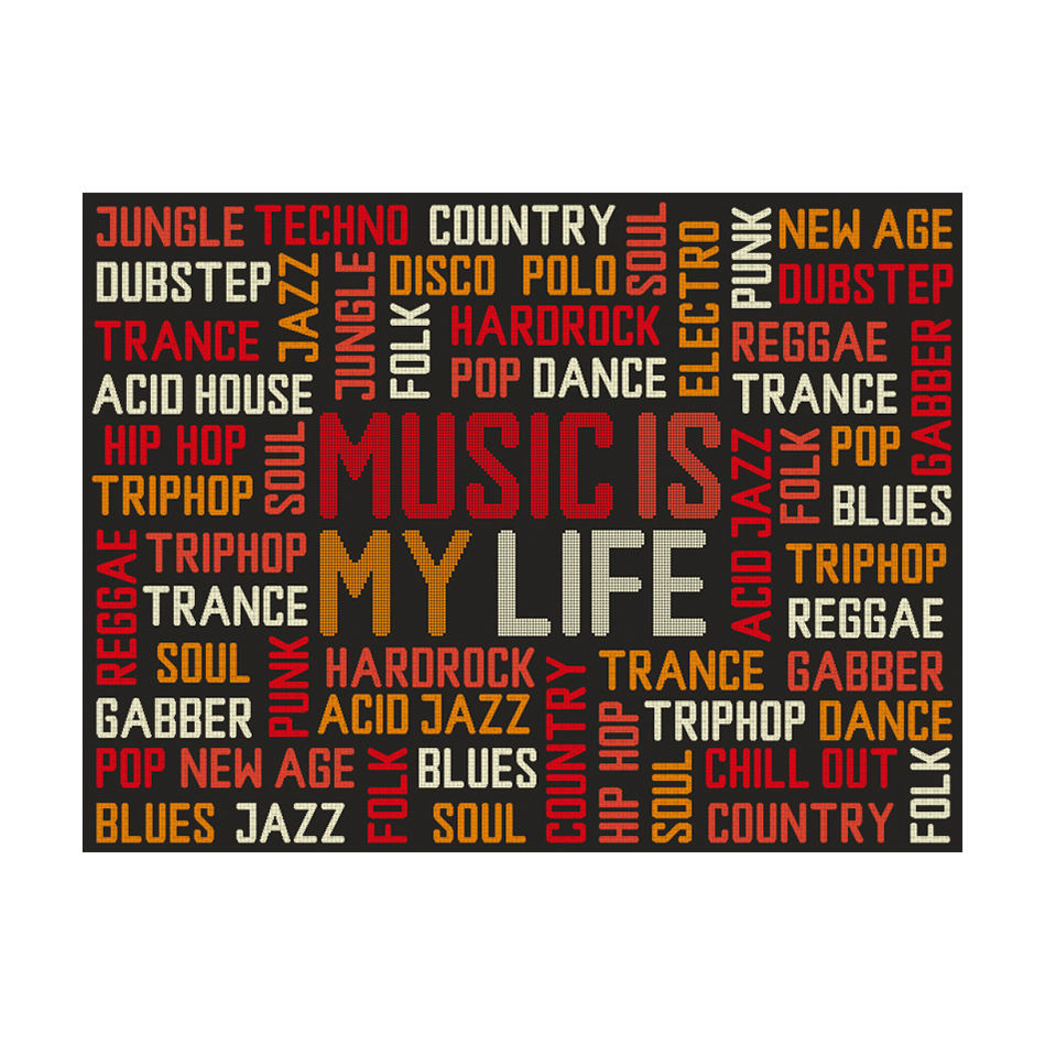 Fototapet Arkiio Music Is My Life
