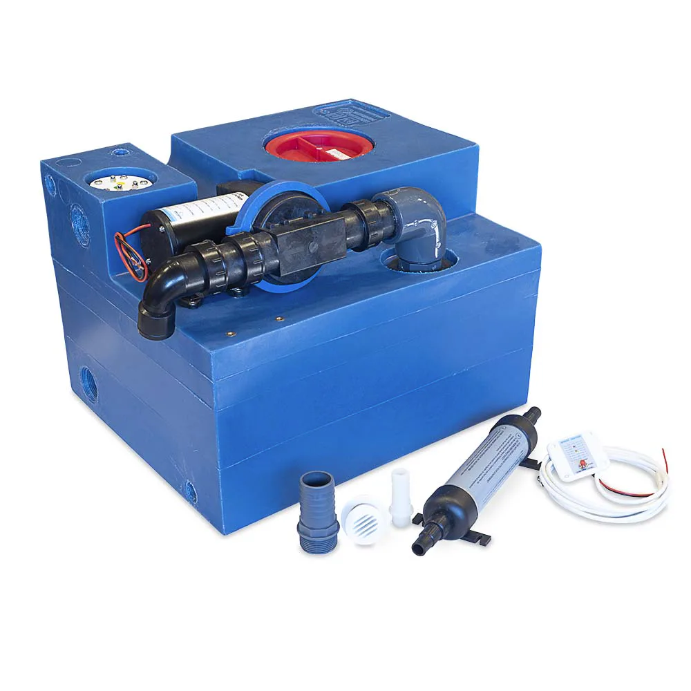 Svartvattentank Albin Group Marine 47L CPL Diaphragm 12V