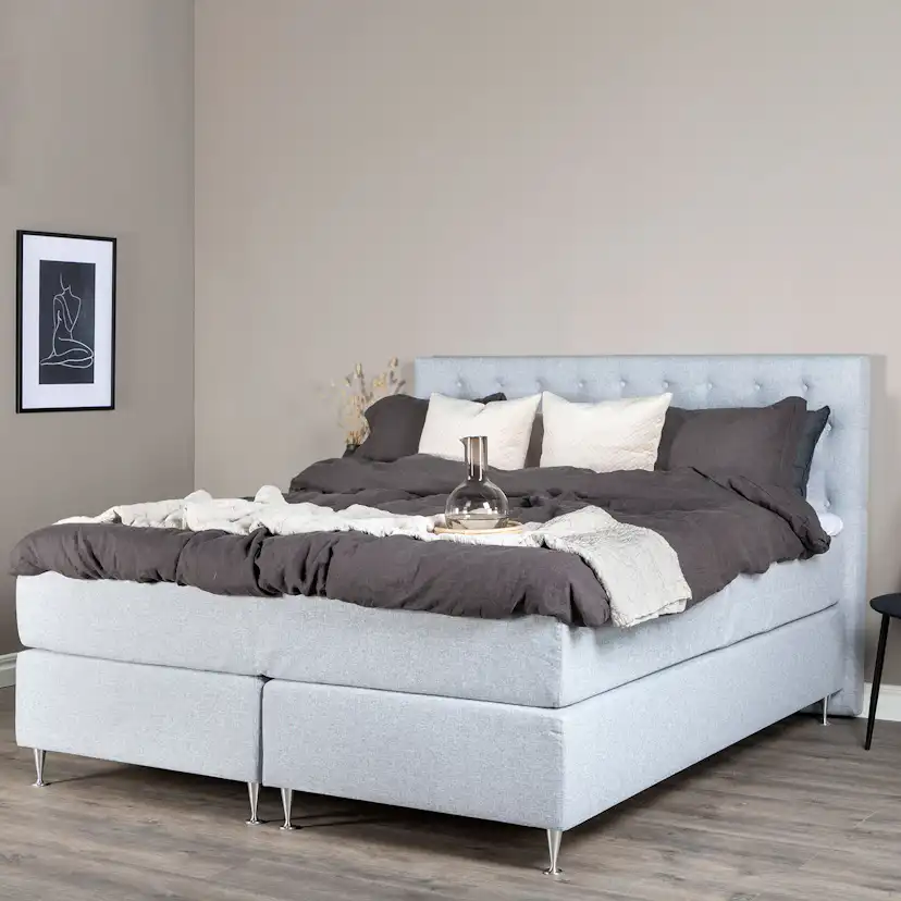 Kontinentalsäng Venture Home Frösslunda Tyg med Sänggavel Föra