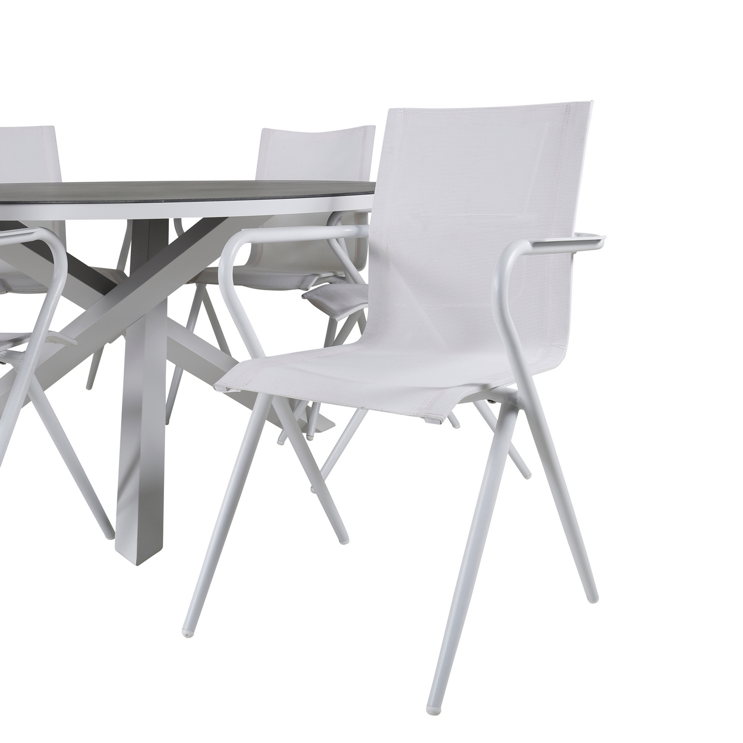 Matgrupp Venture Home Copacabana med 6 Aspen Matstolar