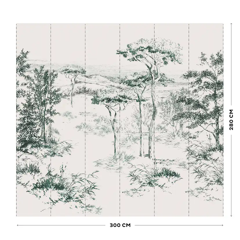 Fototapet Art For The Home Jaxx 300x280 cm