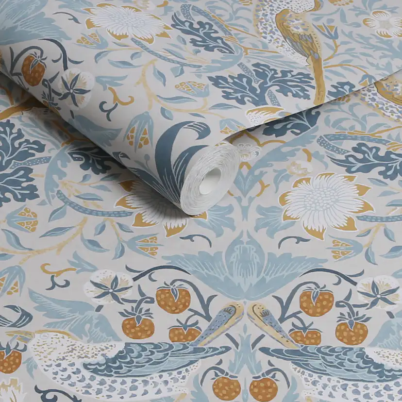 Tapet William Morris At Home Strawberry Thief 124232