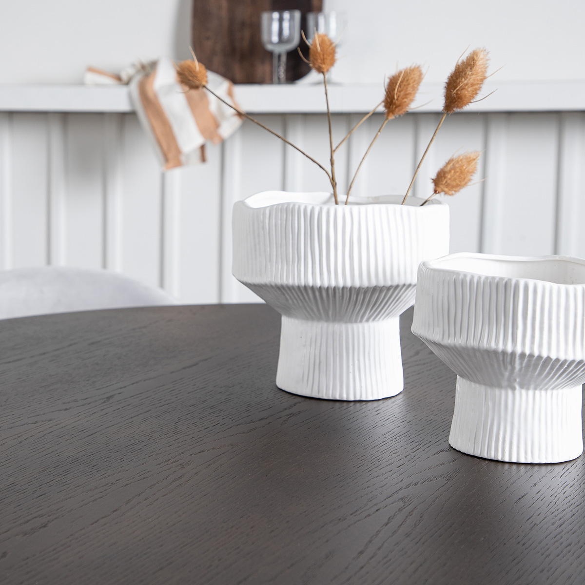 Matgrupp furniture/fashion Stone med 4 Velvet Stolar