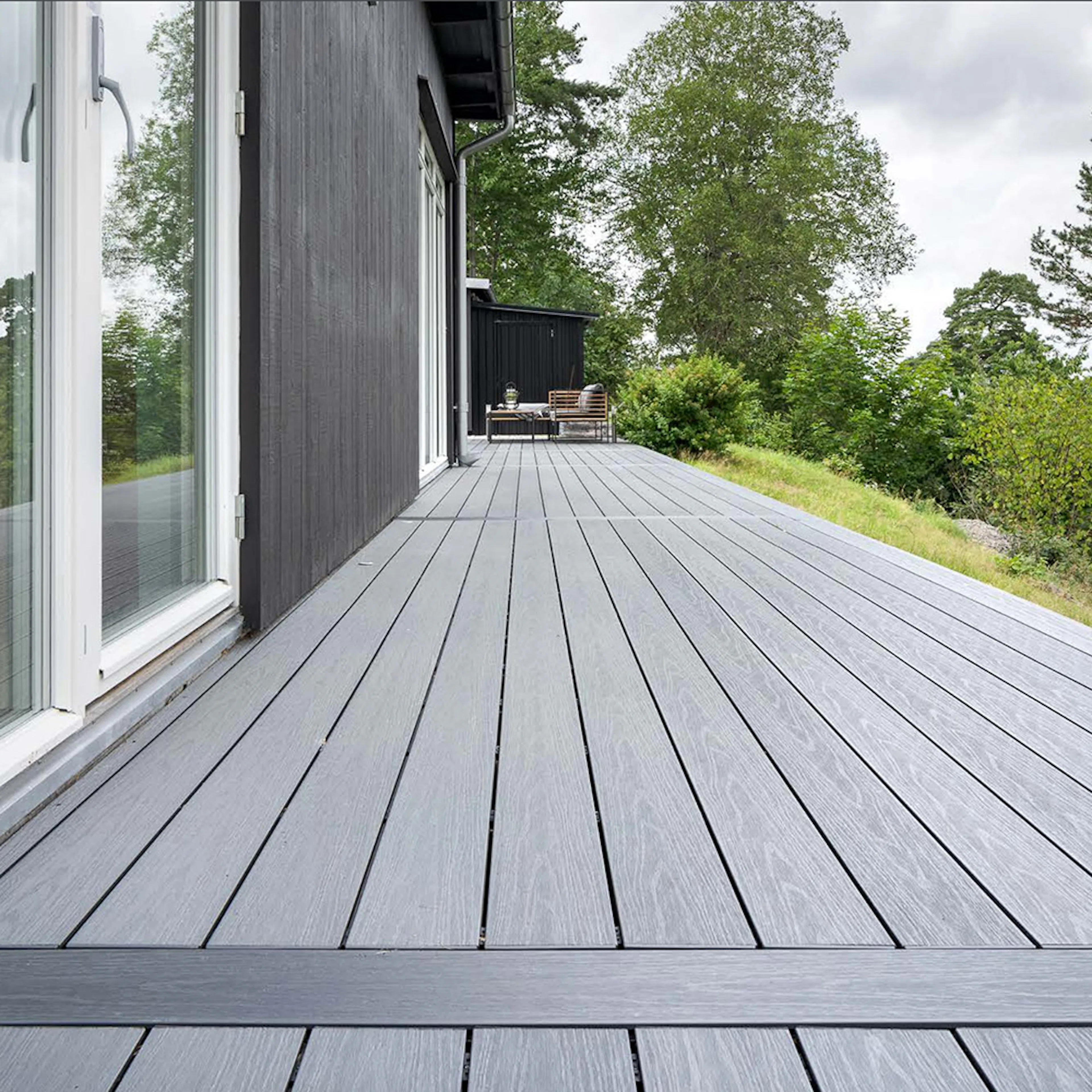 Komposittrall Kärnsund Wood Link Doubledeck 23x140 mm 4,20 m 2 st/frp