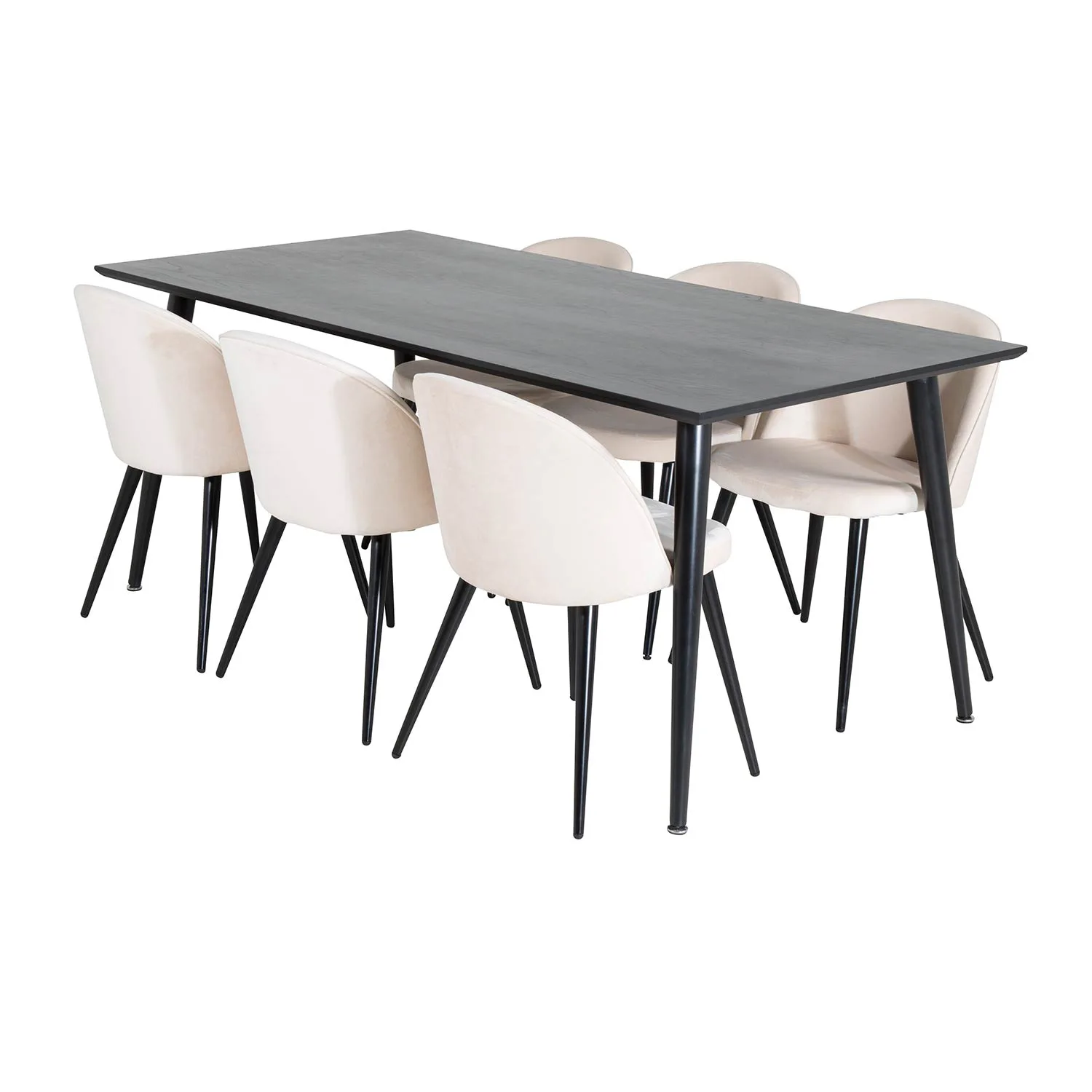 Svart/Beige
