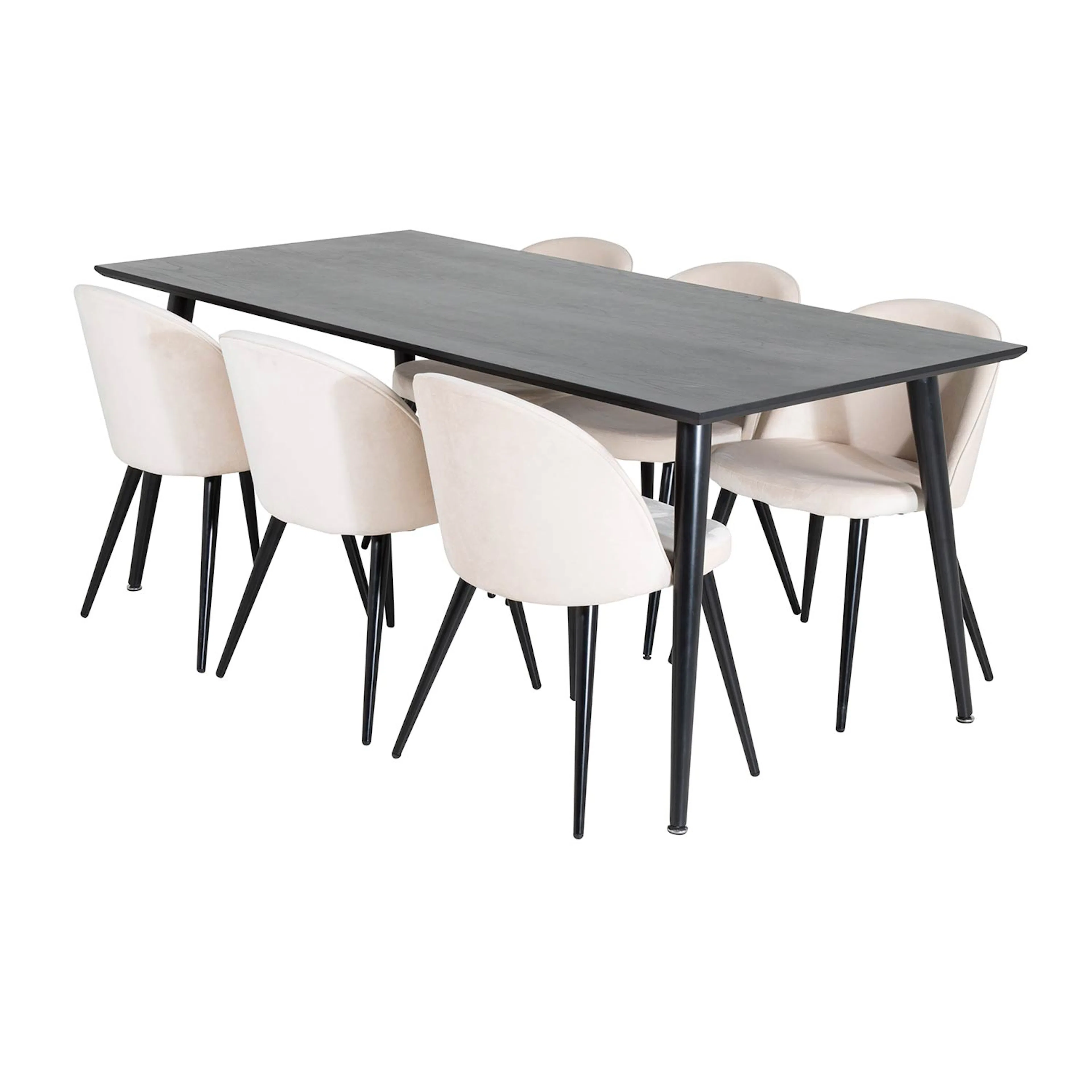 Svart/Beige