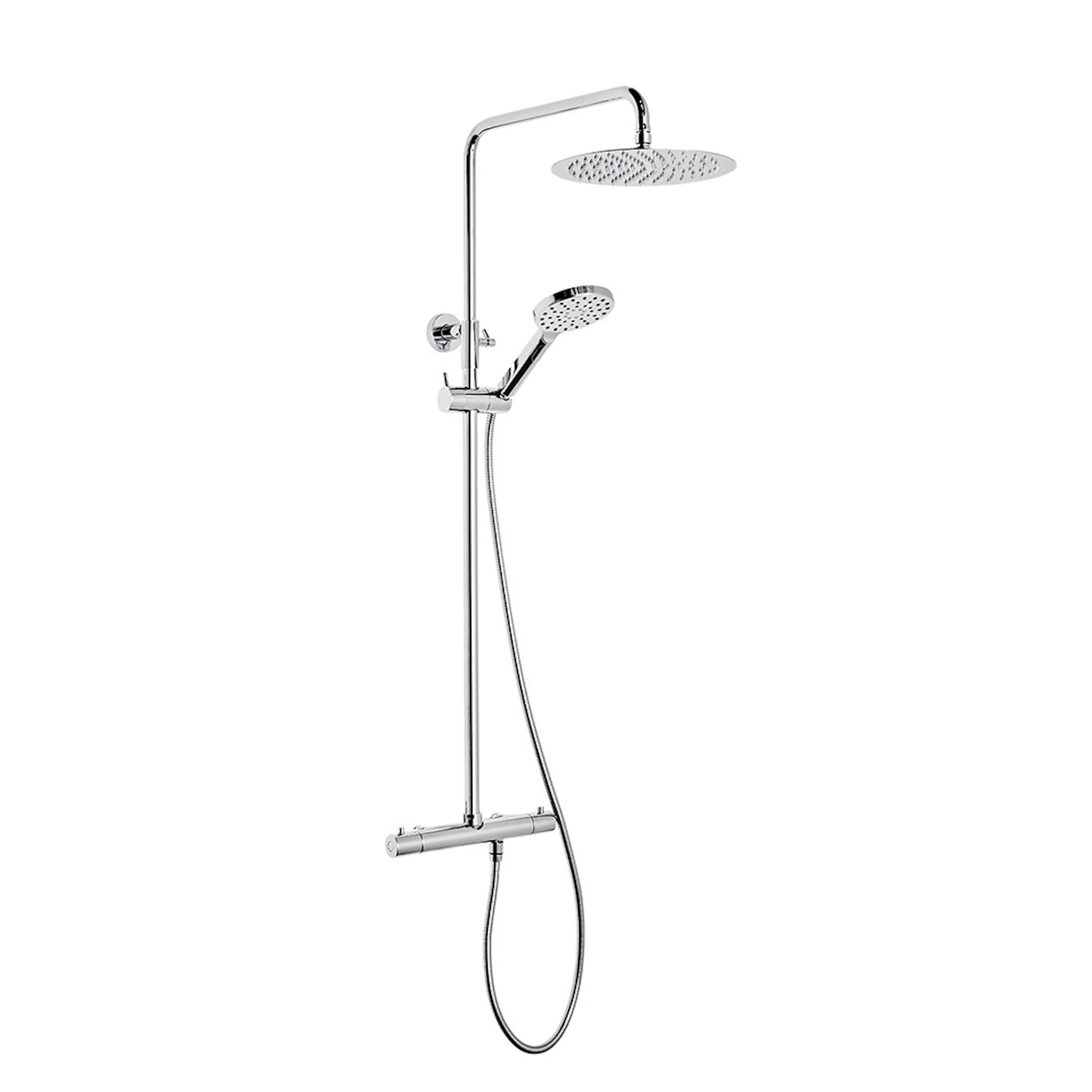 TAKDUSCH FINE 160CC KROM M Ø250 DUSCHHUVUD Krom, cc-mått: 160 mm, Duschhuvud: Ø250 mm