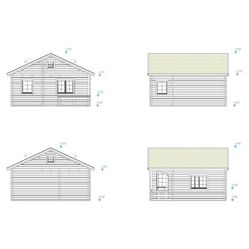 Stuga Palmako Emily 40,1+5,2 m2